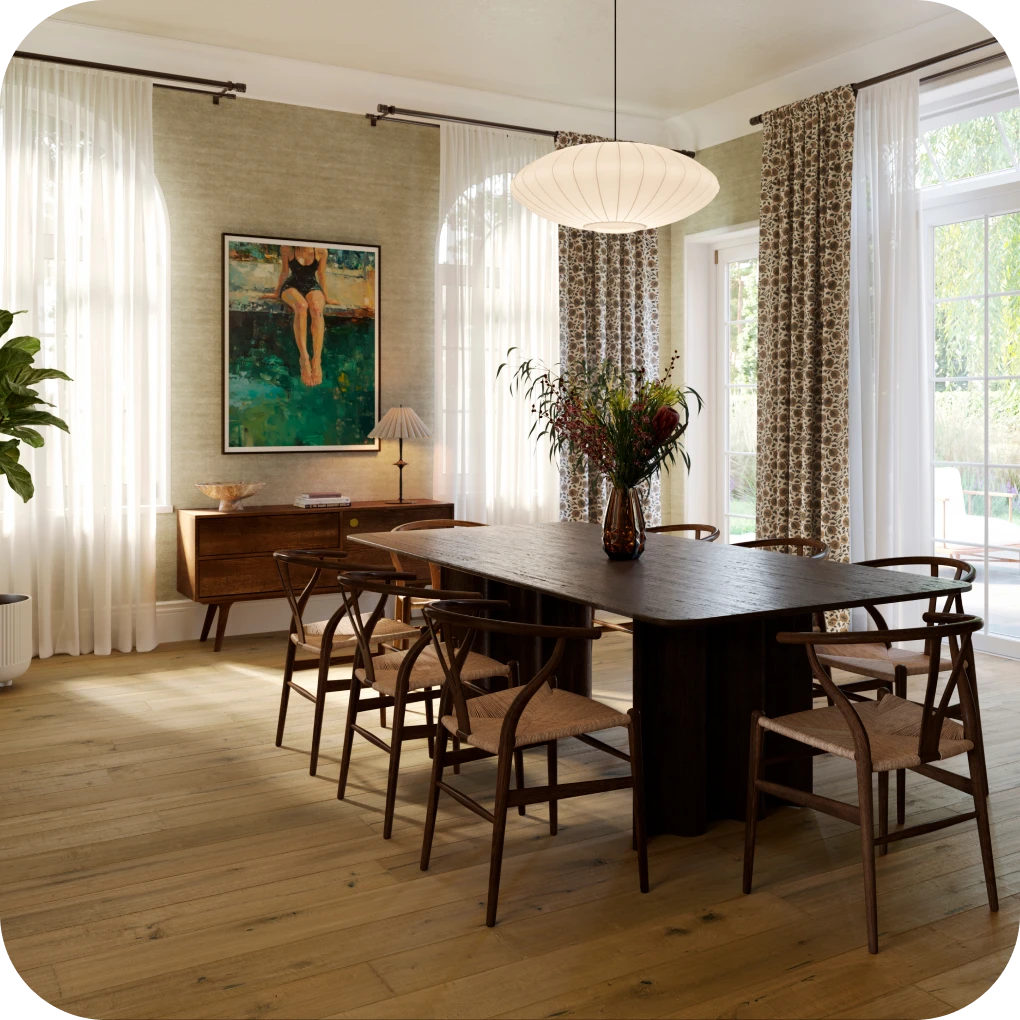 Dinning room flooring | Lloyd's Carpets & Draperies