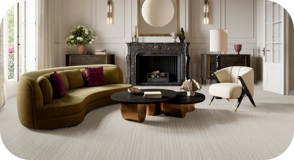 Living room floor | Lloyd's Carpets & Draperies
