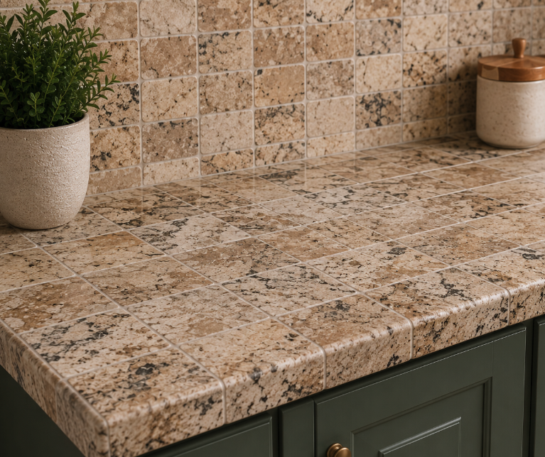 Granite Tile Countertops | Lloyd's Carpets & Draperies